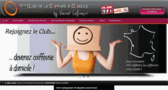 Desktop Screenshot of club-coiffure-domicile.fr